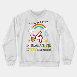 Quarantine 4th Birthday 2020 Crewneck Sweatshirt